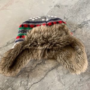 Hanna Andersson Baby Fur Lined Trapper Hat